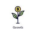 Competitive Pricing Icon Showing an aspect of Pricing, Growth, Profitability, and Worth