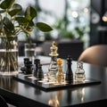 Strategic Planning, Time Management, and Innovation: A Captivating Table of Competitive Strategies Royalty Free Stock Photo