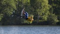 World Water Ski Show Tournament - Huntsville, Ontario, Canada on September 8, 2018 Royalty Free Stock Photo