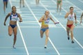 Competitors of 4X100 Relay Royalty Free Stock Photo