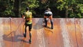 Spartan obstacle running race