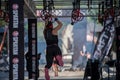 Competitors participate in the 2020 Spartan Race obstacle racing challenge in Andorra, on