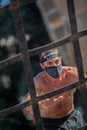 Competitors participate in the 2020 Spartan Race obstacle racing challenge in Andorra, on