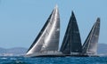 Competitors during Wally class regatta in mallorca