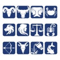 Compilation of horoscope. Vector illustration decorative design Royalty Free Stock Photo