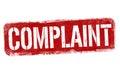 Complaint sign or stamp