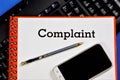 The complaint is a written document-a demand, a legal appeal to the authorized body for the elimination of violations of rights