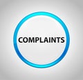 Complaints Round Blue Push Button
