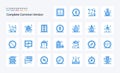 25 Complete Common Version Blue icon pack