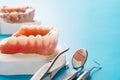 Complete denture or full denture.