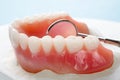 Complete denture or full denture.