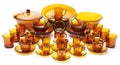 Complete Glass Dish Set Royalty Free Stock Photo