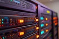 Complete IT Infrastructure Setup with Servers, Switches, Routers, and Structured Cabling Systems