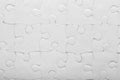 Complete jigsaw puzzle, closeup Royalty Free Stock Photo