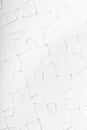 Complete jigsaw puzzle, closeup Royalty Free Stock Photo