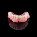 Complete maxillary denture Royalty Free Stock Photo