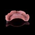 Complete maxillary denture Ã¢â¬â Wax-Up and Gingival Contouring Royalty Free Stock Photo