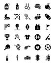 Sports Glyph Icons Set