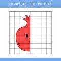 Complete the picture of cute pomegranate