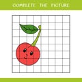 Complete the picture of cute cherry