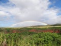 Complete rainbow on Kauai Hawaii Royalty Free Stock Photo