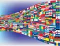 Complete set of flag of the world Royalty Free Stock Photo