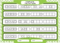 Complete simple repeating patterns. Worksheet for preschool kids. Practicing motor skills, improving skills tasks