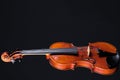 Complete Violin Viola On Black Royalty Free Stock Photo