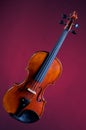 Complete Violin Viola on Red Royalty Free Stock Photo