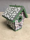 Completed Mosaic Birdhouse