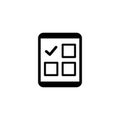 Completed Tasks Icon. Business Concept. Flat Design