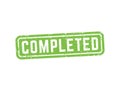 Completed, vector stamp Royalty Free Stock Photo