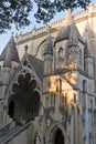 Floriana, Malta, August 2019. The beautiful building of the evangelical cathedral in pseudo-Gothic style.