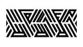 Complex Abstract Geometric Pattern for Modern Design, vector design Generative AI Royalty Free Stock Photo
