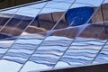 Complex Architectural Reflections Details, Modern Buildings Royalty Free Stock Photo