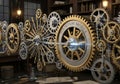 Perpetual motion machines, a concept historically explored for its Royalty Free Stock Photo