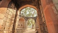 The complex of buildings Humayun`s tomb which is a World Heritage architecture.