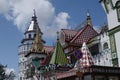 The complex of buildings of the Izmailovsky Kremlin in Moscow.