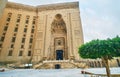 The portal of Sultan Hassan Mosque-Madrassa, Cairo, Egypt