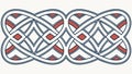 Complex Celtic Knot Pattern, Intertwined Design Element Vector Design Generative AI Royalty Free Stock Photo