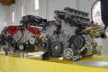 Modena, italy: powerful ferrari v12 engines