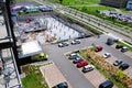 Complex Construction Site in the city of Terrebonne, Quebec, Canada.