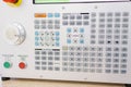 Complex Control Panel Displaying Various Buttons and Settings Used in Advanced Machinery Operations Royalty Free Stock Photo