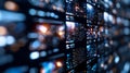 Complex data visualizations on display wall