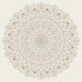 Complex, detailed mandala - round vector ornament