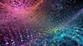 Abstract Background of Geometric Mesh with Glitch Effect and Rainbow Color Spectrum Royalty Free Stock Photo