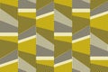 Complex geometric stripes seamless pattern.