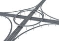 Complex highway interchange Royalty Free Stock Photo