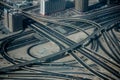 Complex Intersection aerial view