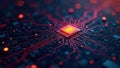 Complex interwoven circuits, binary code texture, engineering, texture, digital art Royalty Free Stock Photo